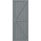 Ekena Millwork Americraft 6-Board Wood 2 Equal Panel Frmd Board-n-Batten Shutters w/Dbl Z-Bar, ARW102BF621X77CHH, PR ARW102BF621X77CHH - alternate 6